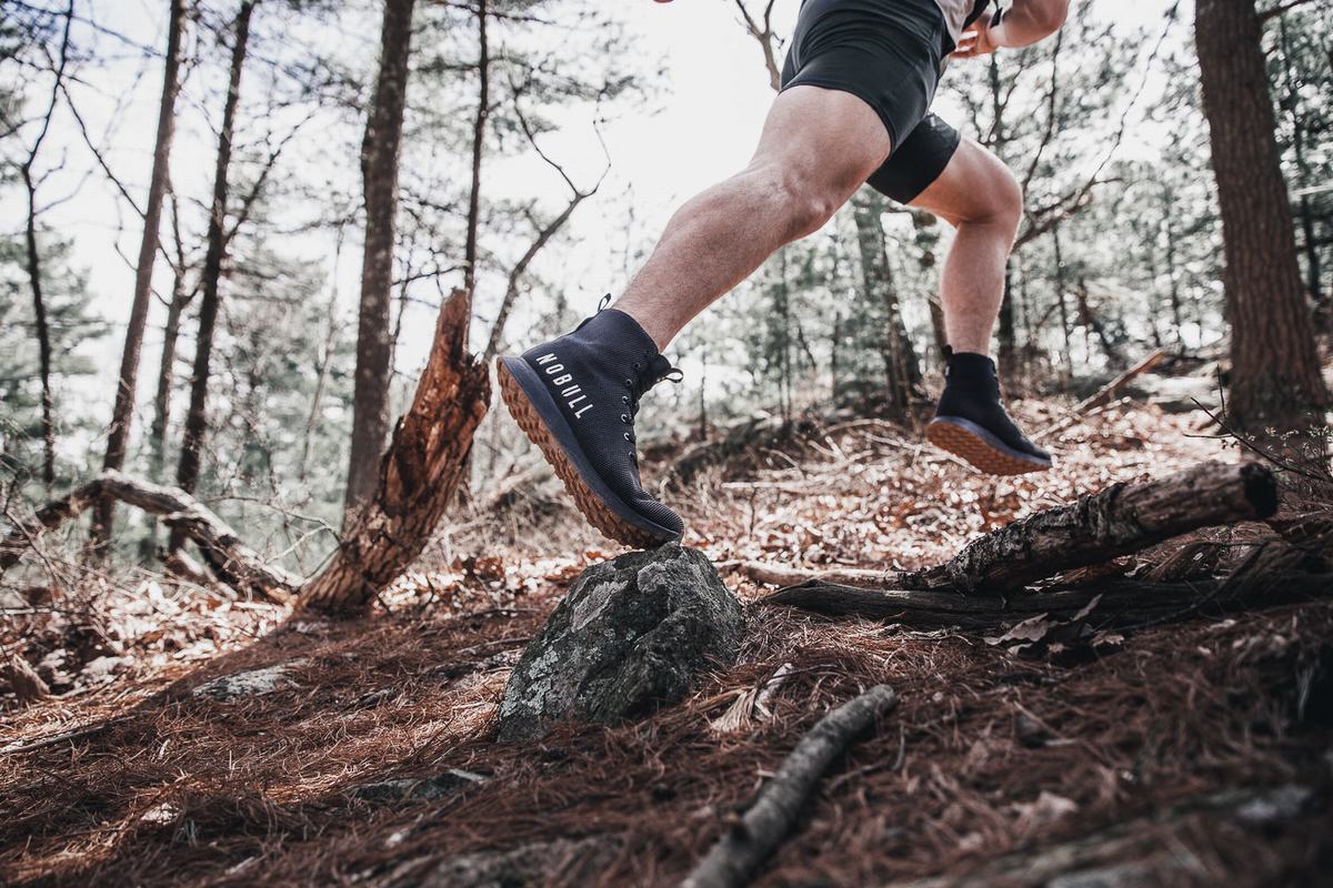 Nobull Utility Trail Runner Men's Running Shoes Black | Australia (HW5873)